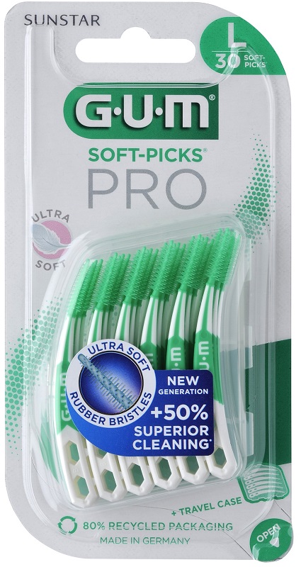 GUM SOFT PICK PRO LARGE 30 PEZZI - Farmapre