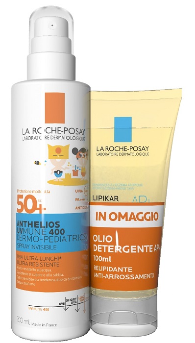 ANTHELIOS SPRAY UVMUNE DERMOPED 200 ML + OLIO 100 ML - Farmapre