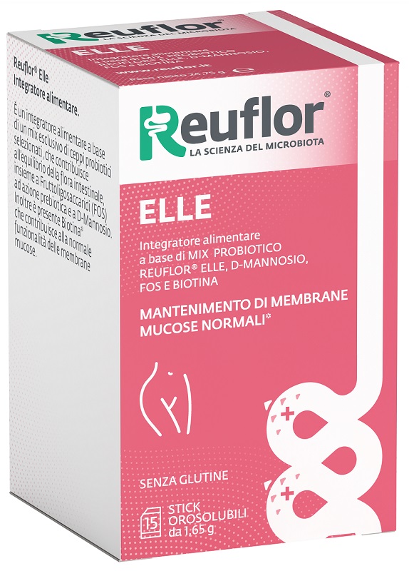 REUFLOR ELLE 15 STICK OROSOLUBILI DA 1,65 G SENZA GLUTINE - Farmapre