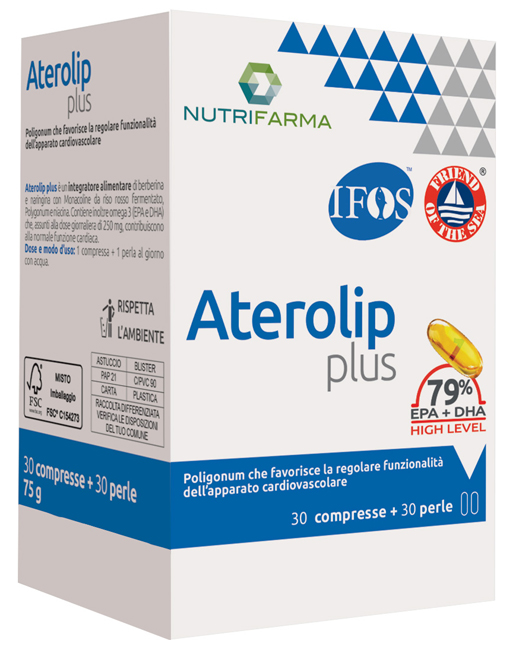 ATEROLIP PLUS 79% 30 COMPRESSE + 30 PERLE - Farmapre