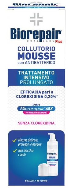 BIOREPAIR PLUS COLLUTORIO MOUSSE ANTIBATTERICO ABX 200 ML - Farmapre
