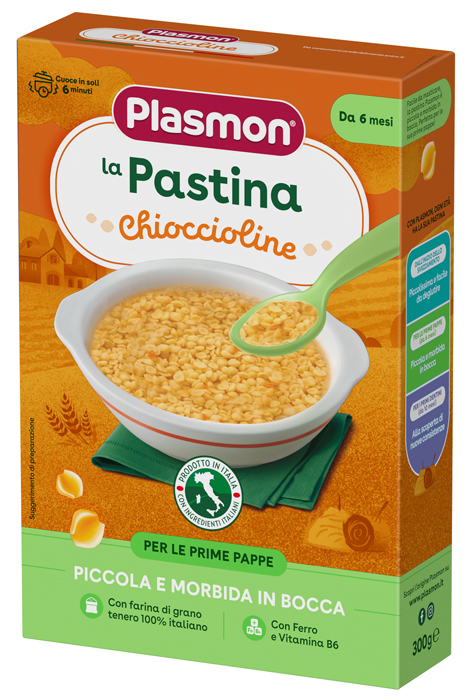 PLASMON PASTA CHIOCCIOLINE 300 G - Farmapre