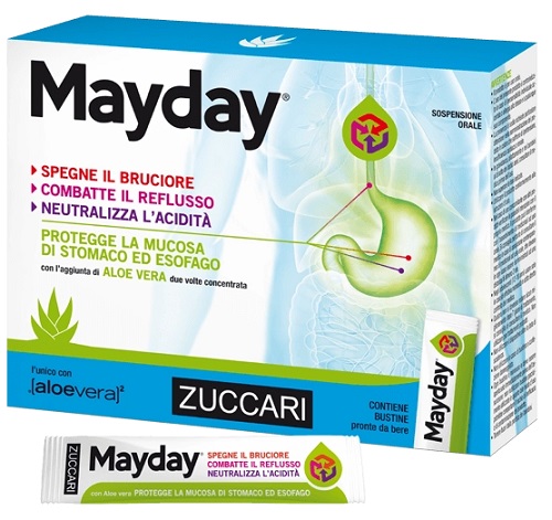 MAYDAY SOSPENSIONE PER USO ORALE ALLA MENTA 12 BUSTINE 10 ML - Farmapre