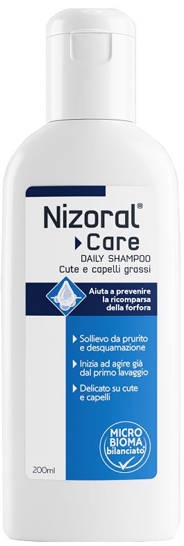 NIZORAL CARE DAILY SHAMPOO CUTE & CAPELLI GRASSI 200 ML - Farmapre