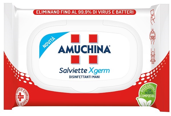 AMUCHINA XGERM SALVIETTINE MANI 20 PEZZI - Farmapre