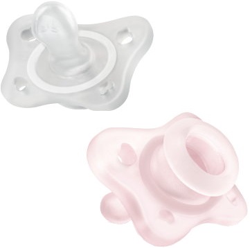 CHICCO GOMMOTTO MINI ROSA 0-2M 2 PEZZI - Farmapre