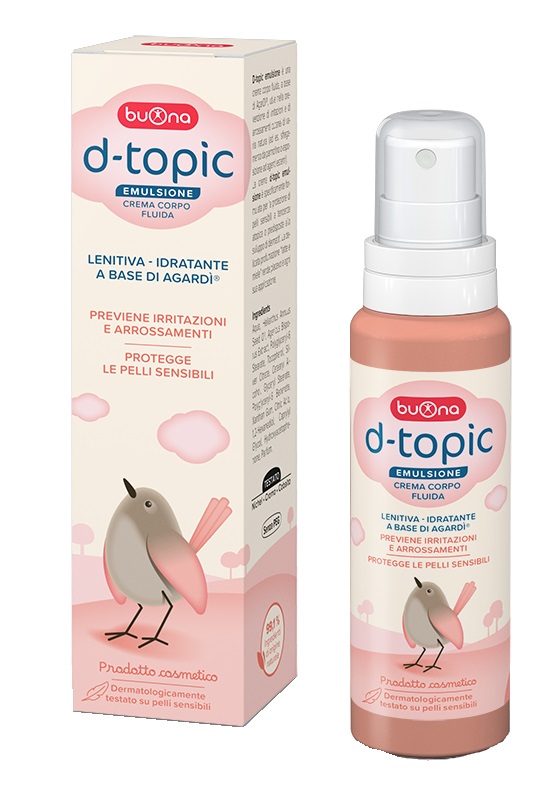 DTOPIC EMULSIONE CREMA CORPO FLUIDA LENITIVA IDRATANTE A BASE DI AGARDI' 100 ML - Farmapre