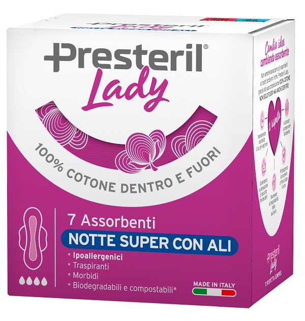 LADY PRESTERIL ASSORBENTI NOTTE SUPER ALI 7 PEZZI - Farmapre