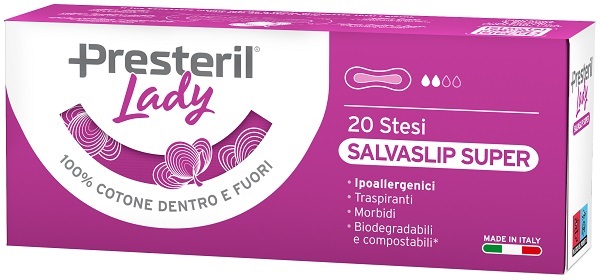 PRESTERIL LADY SALVASLIP SUPER STESI 20 PEZZI - Farmapre