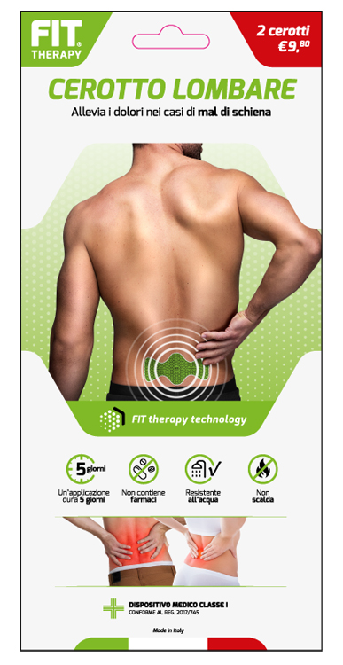 FIT THERAPY CEROTTO LOMBARE 2 PEZZI - Farmapre