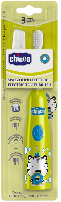 CHICCO SPAZZOLINO ELETTRICO TIGRE GIALLO - Farmapre