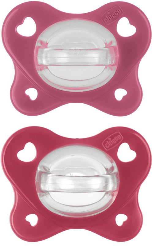 CHICCO DUAL SOFT SUCCHIETTO ROSA 16-36 MESI 2 PEZZI - Farmapre