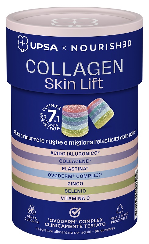 UPSA X NOURISHED COLLAGEN SKIN LIFT 30 GUMMIES - Farmapre