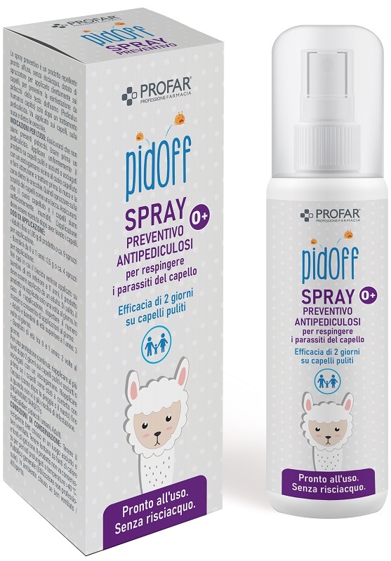 PROFAR PIDOFF SPRAY PREVENTIVO ANTIPEDICULOSI 100 ML - Farmapre