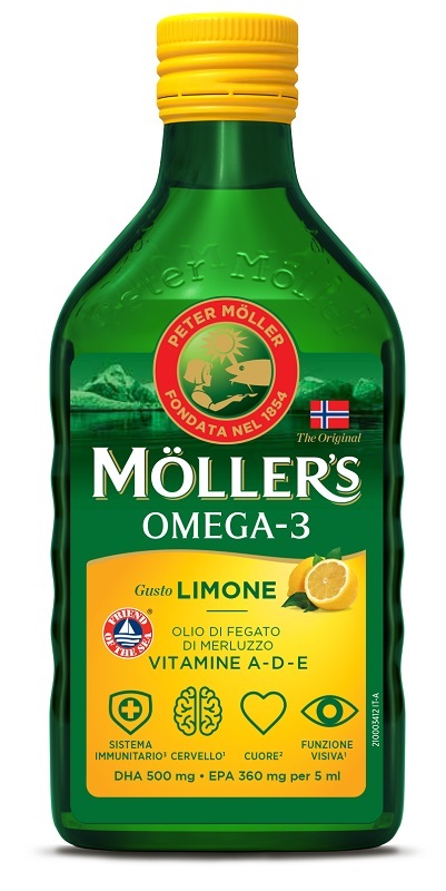 MOLLER'S OMEGA 3 OLIO LIMONE 250 ML - Farmapre