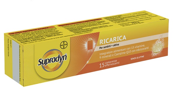 SUPRADYN RICARICA 15 COMPRESSE EFFERVESCENTI - Farmapre