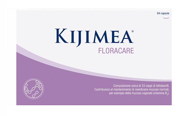 KIJIMEA FLORACARE 84 CAPSULE SENZA EDULCORANTI SENZA GLUTINE SENZA LATTOSIO - Farmapre