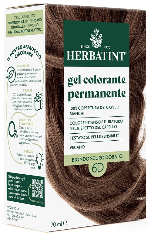HERBATINT 6D BIONDO SCURO DORATO 170 ML - Farmapre