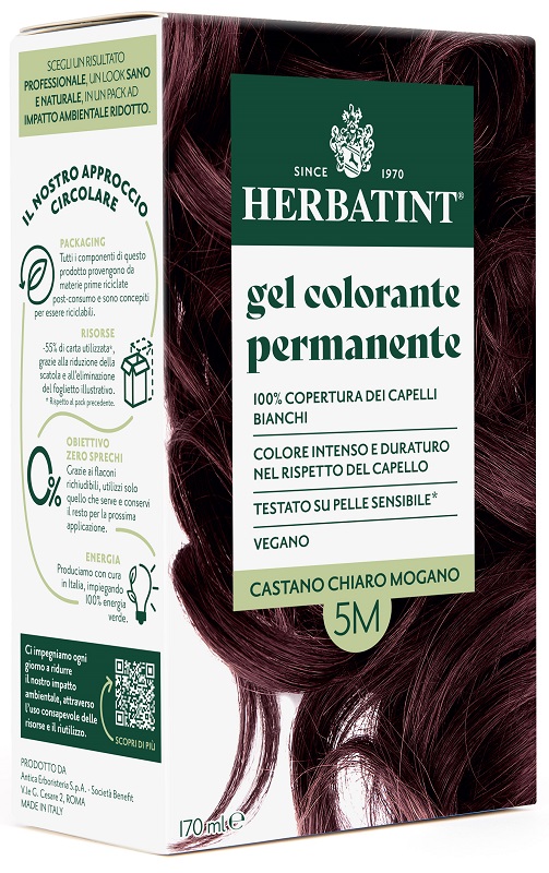 HERBATINT 5M CASTANO CHIARO MOGANO 170 ML - Farmapre