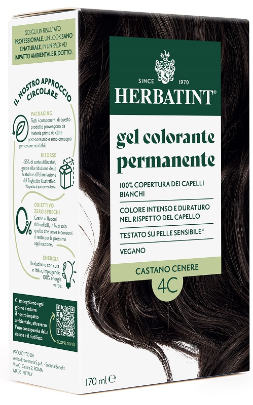 HERBATINT 4C CASTANO CENERE 170 ML - Farmapre