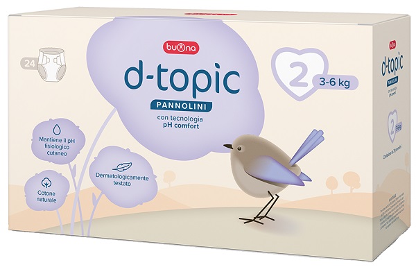 D-TOPIC PANNOLINI TAGLIA 2 24 PEZZI - Farmapre