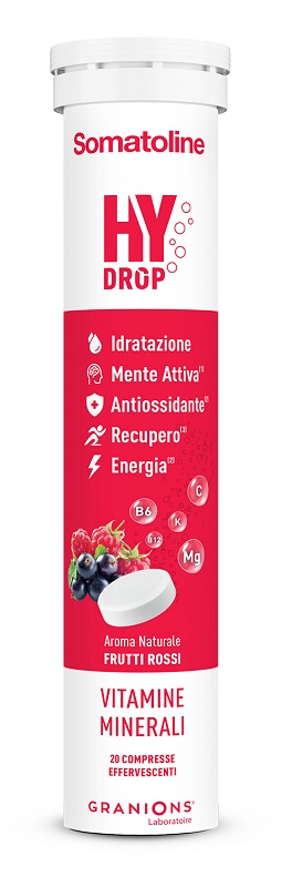 SOMATOLINE HYDROP FRUTTI ROSSI 20 COMPRESSE EFFERVESCENTI - Farmapre