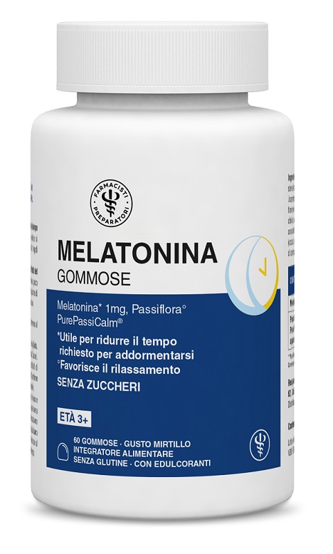LFP MELATONINA GOMMOSE 1MG 60 GUMMIES CON EDULCORANTI SENZA ZUCCHERI SENZA GLUTINE - Farmapre