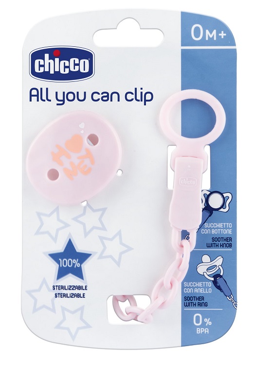 CHICCO CLIP UNIVERSALE ROSA - Farmapre