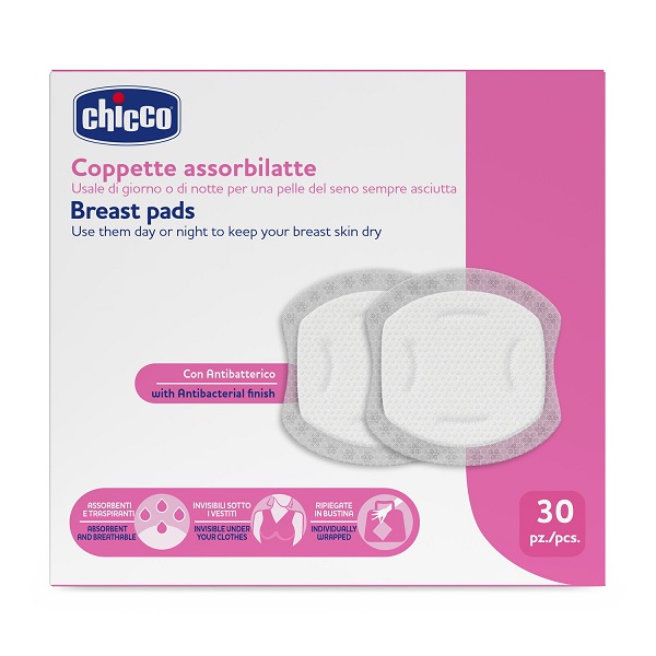 CHICCO COPPETTE ASSORBILATTE 30 PEZZI 2026 - Farmapre