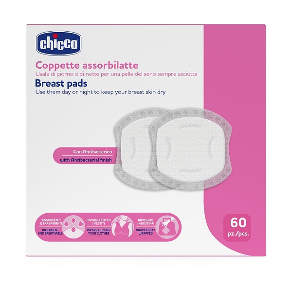 CHICCO COPPETTE ASSORBILATTE 60 PEZZI 2026 - Farmapre