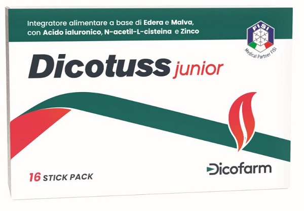 DICOTUSS JUNIOR 16 STICK PACK DA 5 ML - Farmapre