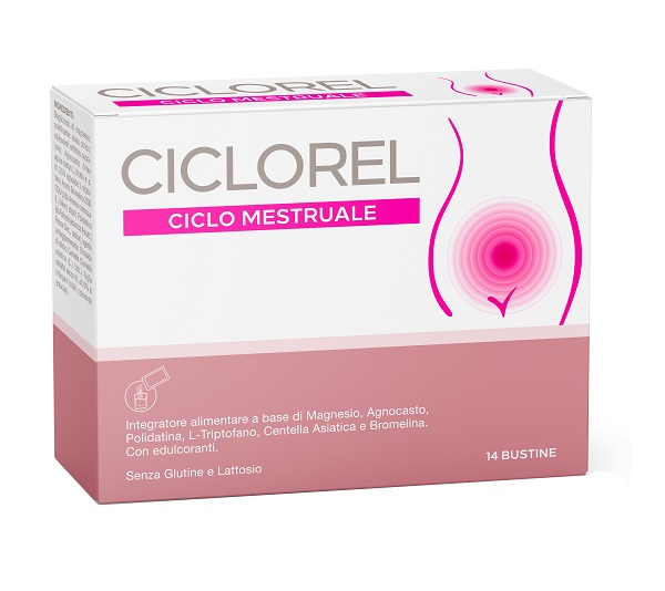 CICLOREL CICLO MESTRUALE 14 BUSTINE 5 G CON EDULCORANTI SENZA GLUTINE E SENZA LATTOSIO - Farmapre